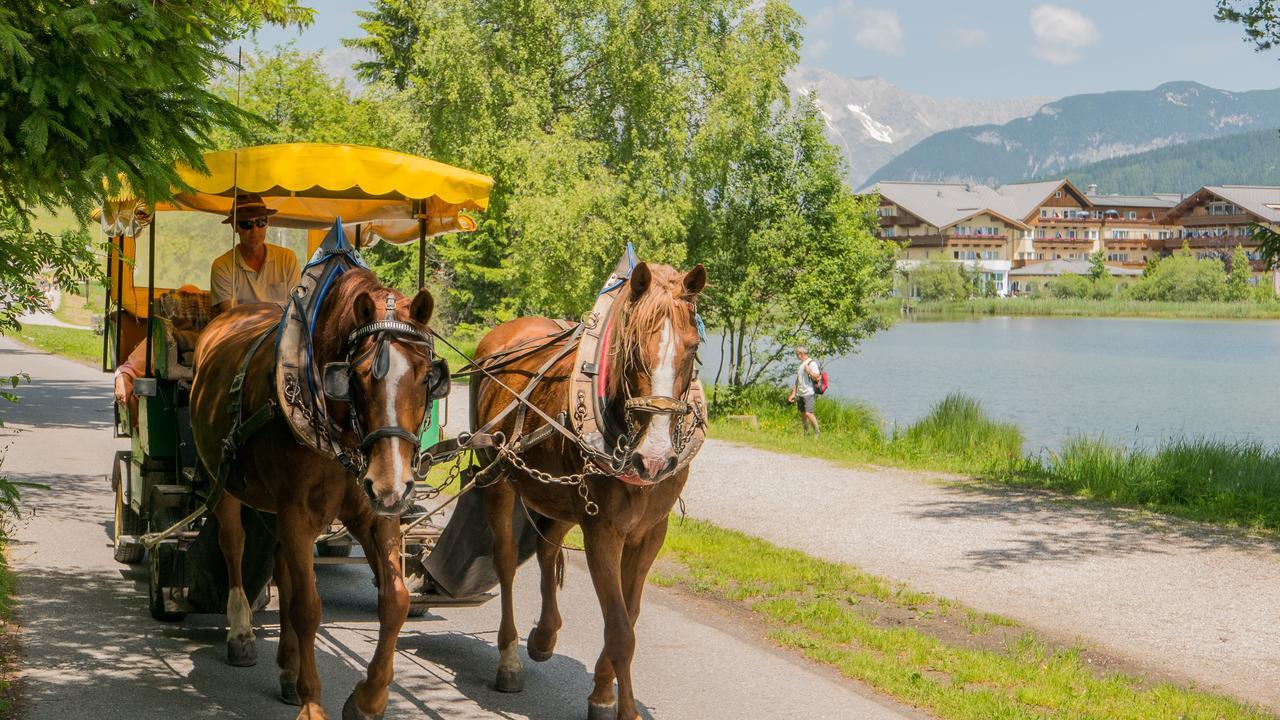 Landhaus Almidyll Seefeld in Tirol Exteriör bild
